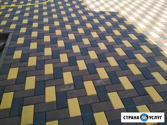Укладка тротуарной плитки брусчатки Сургут - изображение 1