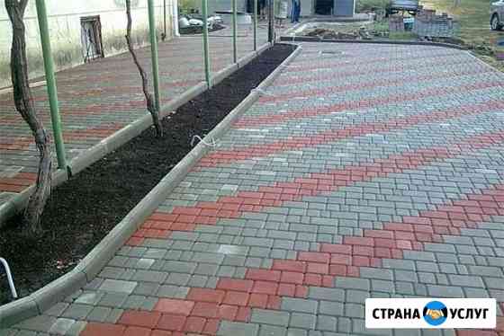 Укладка плитки тротуарной, планирование участков Таганрог