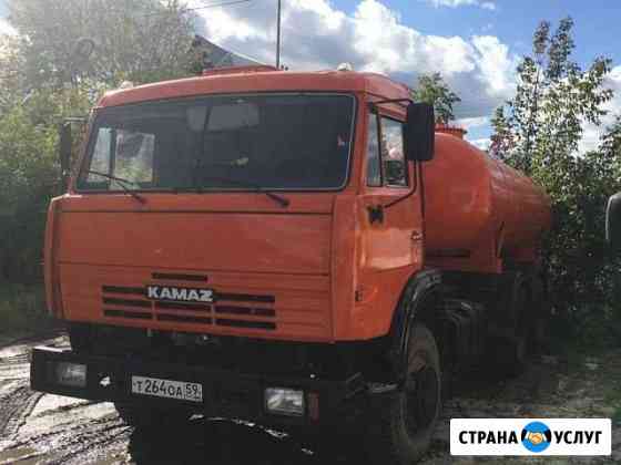 Услуги ассенизатора Газ 4,5 м.3; Камаз10 м.3 Тюмень