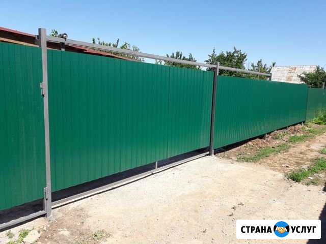 Забор Установка и Монтаж под Ключ Волгоград - изображение 1