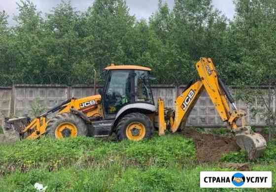 Услуги экскаватора погрузчика. Услуги самосвала Липецк