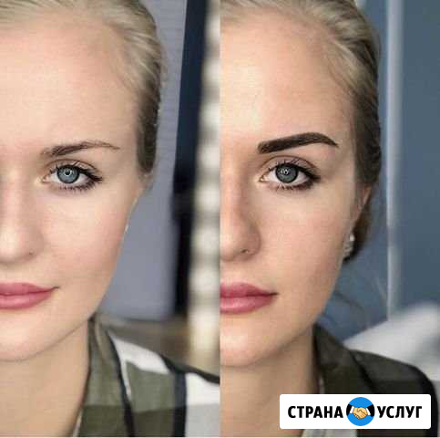 Пудровые брови перманентный макияж Сертолово - изображение 1