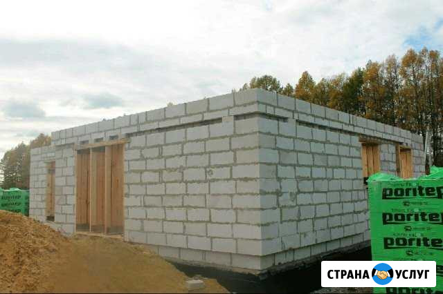 Каркас,газобетон,керамика,шлакоблок,брус Щекино - изображение 1