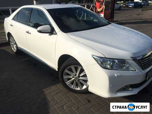 Белая Камри на свадьбу Toyota Camry аренда авто Курск - изображение 1