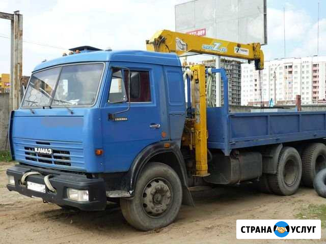 Услуги манипулятора камаз Брянск - изображение 1