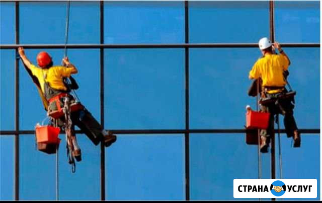 Мойка окон, фасада здания, уборка Казань - изображение 1