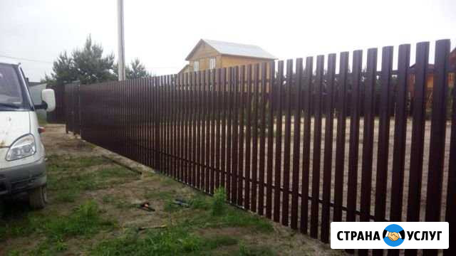 Заборы, навесы, ворота, калитки, сварочные работы Рязань - изображение 1