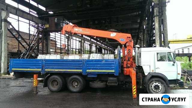 Камаз бортовой с краном-манипулятором и автовышкой Архангельск - изображение 1