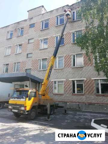 Аренда, Услуги автовышки 16м. Лично Новосибирск - изображение 1