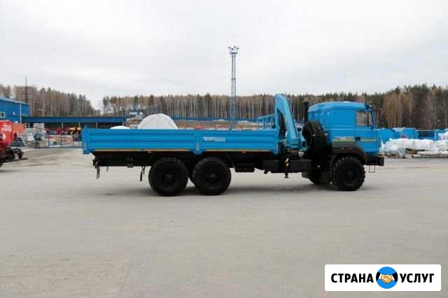 Услуги автомашины с кму - 6 тонны Усинск - изображение 1