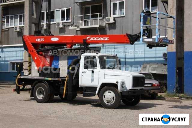 Аренда автовышки. Услуги автовышки. агп, вышка Уфа - изображение 1