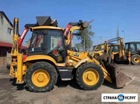 Аренда трактора эксковатора погрузчика JCB Санкт-Петербург