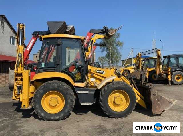 Аренда трактора эксковатора погрузчика JCB Санкт-Петербург - изображение 1