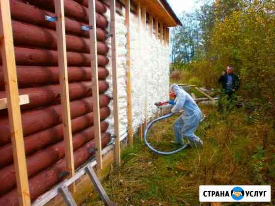 Утепление ппу (пеной, пенополиуретаном) Ломоносов