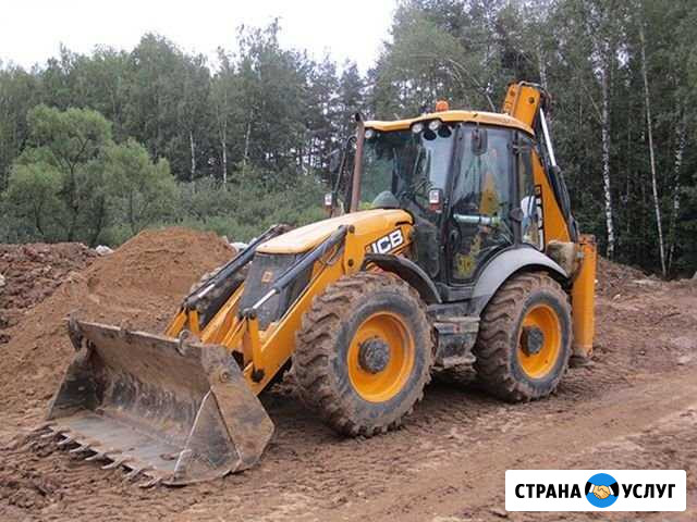 Услуги погрузчика-экскаватора jcb Воскресенск - изображение 1