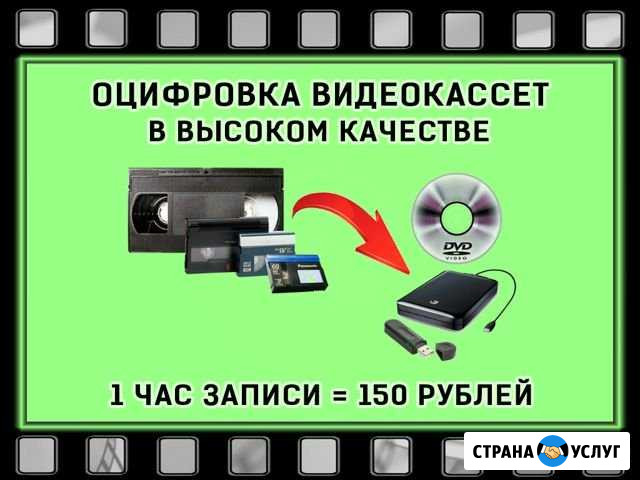 Оцифровка видеокассет Димитровград - изображение 1