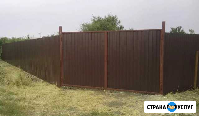 Установка заборов, откатных и распашных ворот Петропавловск-Камчатский - изображение 1