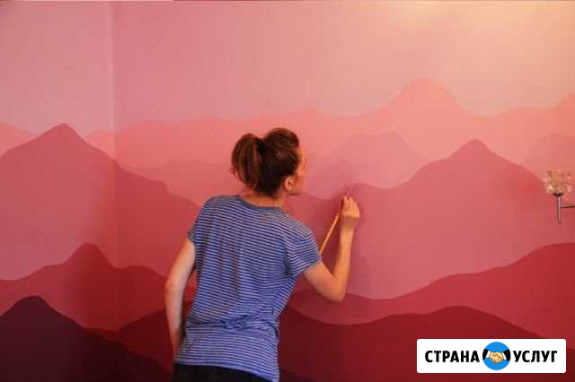 Роспись стен в спальне, детской комнате Уфа - изображение 1