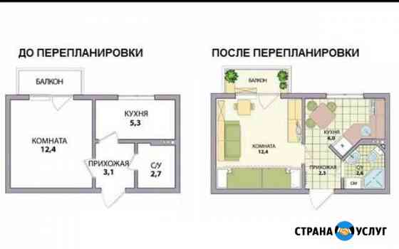 Разрешения на перепланировку квартир Калининград