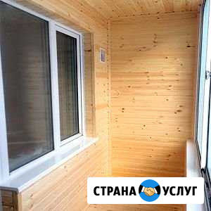 Отделка вагонкой балконов и бани Ангарск - изображение 1