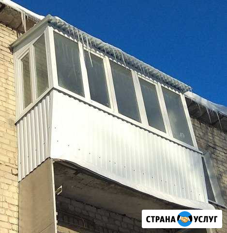Оцинкованные, пластиковые балконных рамы, окна Ульяновск - изображение 1