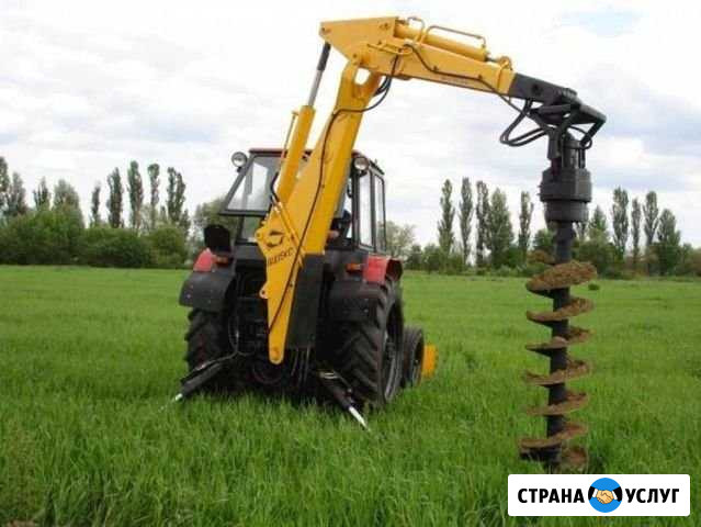 Бурение ям для столбов / свай / фундамент Видное - изображение 1