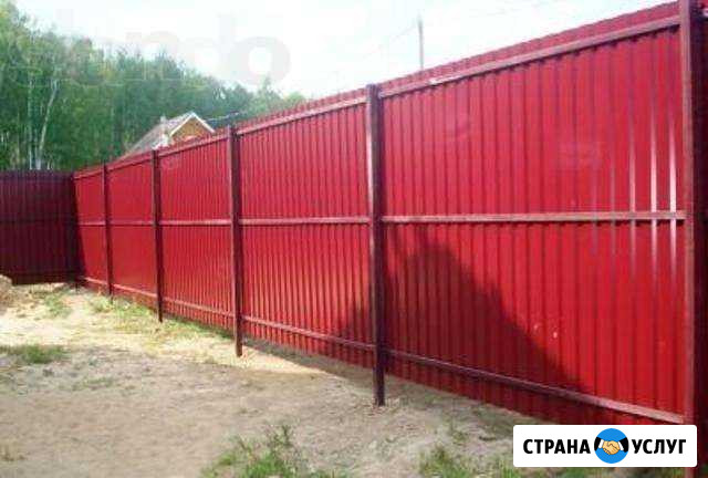 Забор, ворота распашные, ворота откатные - професс Миасс - изображение 1