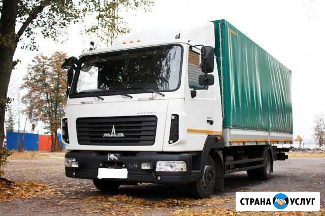 Услуги авто маз Тент 5 тонн, 41м3. пневмо Пенза - изображение 1