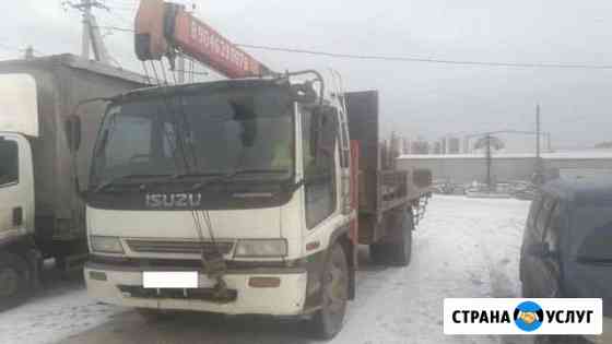 Аренда манипулятора Isuzu Forward (8 т, 8 м) Янино-1