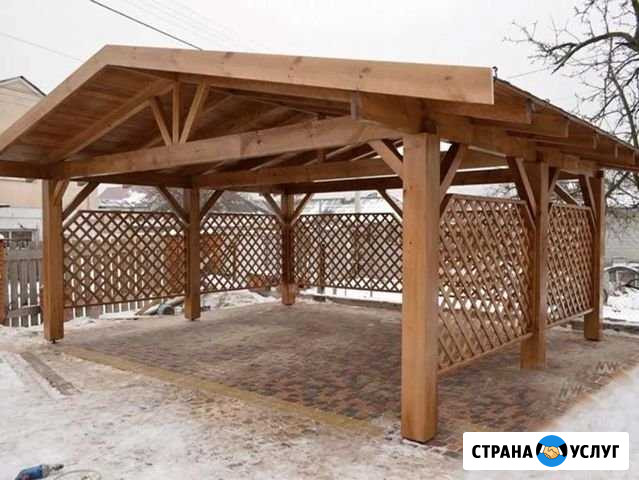 Навес для авто,барбекю,зона отдыха Химки - изображение 1