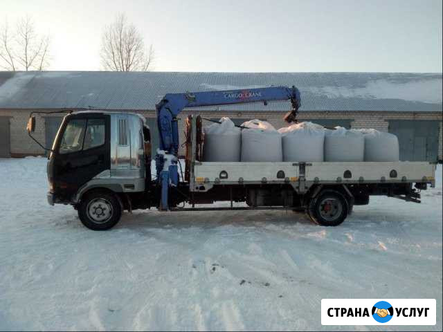 Услуги Манипулятора борт 6 тонн длина 6 м Уфа - изображение 1