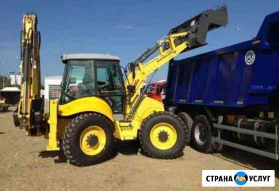 Услуги Экскаватора погрузчика.New Holland b115 Барнаул