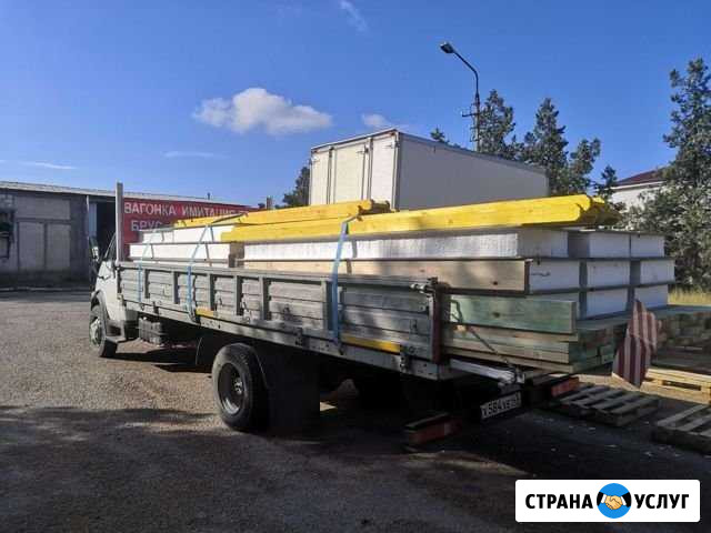 Грузоперевозки борт 6 метров 3 тонны валдай Газель Севастополь - изображение 1
