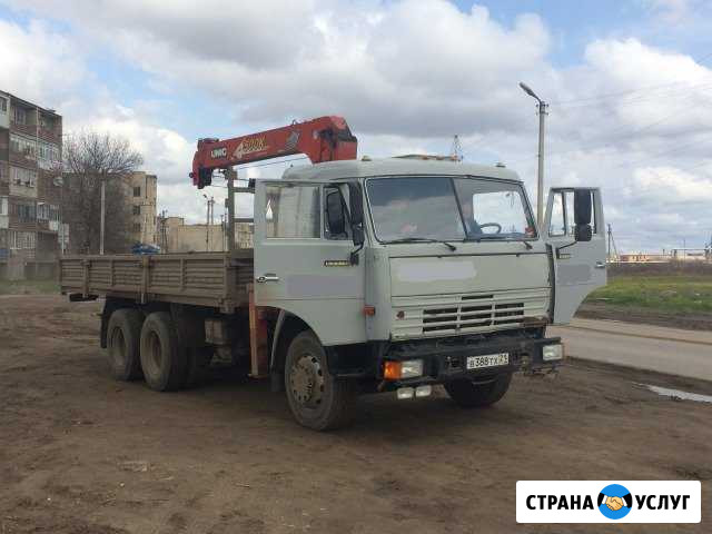 Услуги крана - манипулятора (воровайка) Астрахань - изображение 1