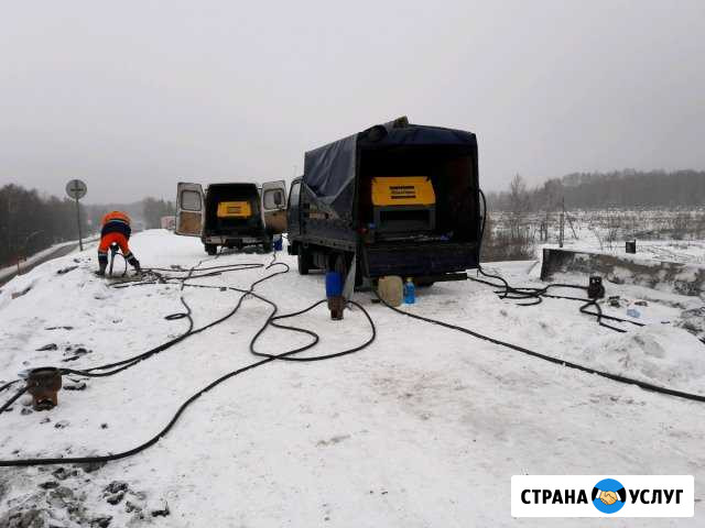 Услуги дизельного компрессора с отбойными молоткам Московский - изображение 1