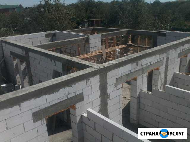 Каменщики. Кладка газоблока. Строительство Краснодар - изображение 1
