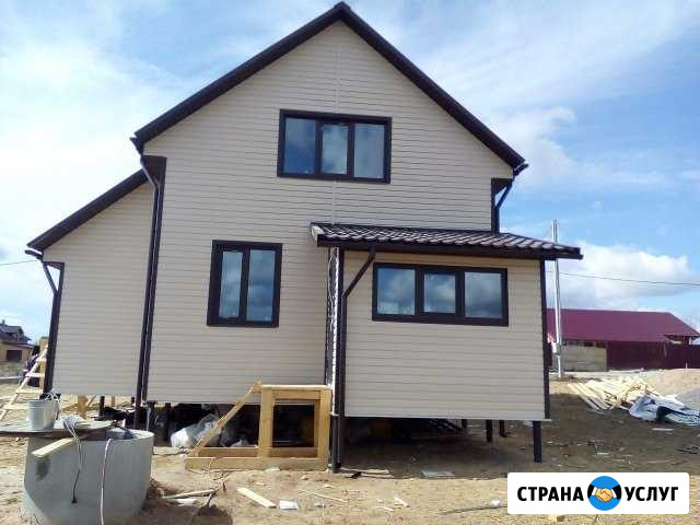 Строительство домов бань,печи,отопление,водоснабже Великий Новгород - изображение 1