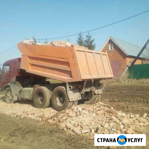 Доставим кирпичный бой, грунт, инертный материал Нефтекамск - изображение 1