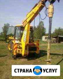 Услуги экскаватора погрузчика JCB 3cх (ямобур) Уфа