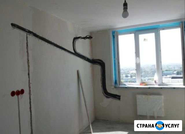 Закладка трасс,штробление стен Краснодар - изображение 1