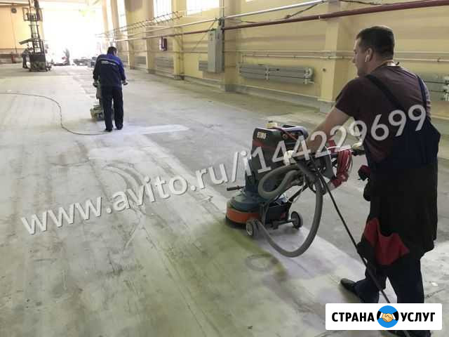 Шлифовка бетонного пола Москва - изображение 1