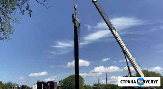 Аренда автокрана 40тн под вибропогружатель Москва