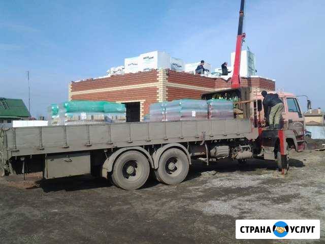 Услуги манипулятора. Борт 13 тонн. Нал, безнал Челябинск - изображение 1
