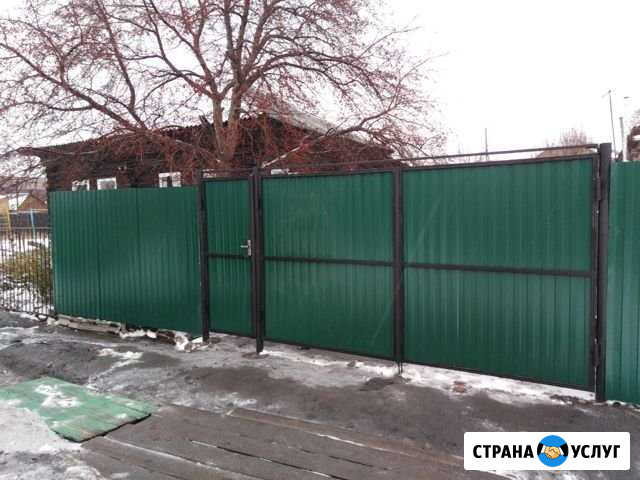 Ворота заборы навесы Курган - изображение 1