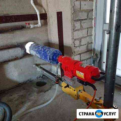 Алмазное бурение, сверление, резка проёмов Липецк