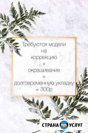 Окрашивание коррекция долговременная укладка брове Павлово