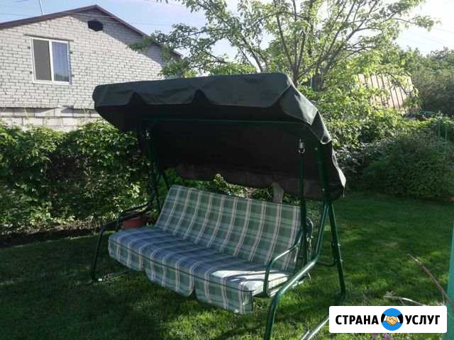 Крыша для садовых качелей, тенты для шатров Саратов - изображение 1