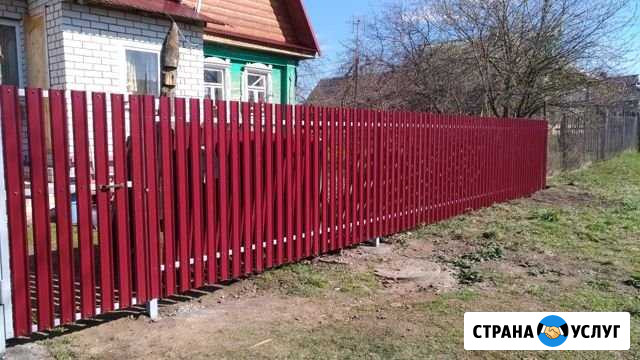 Заборы из евроштакетника Владимир - изображение 1