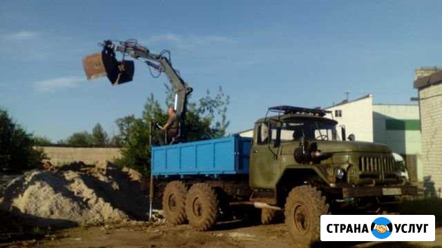 Грузоперевозки газ-самосвал и ЗИЛ 131 манипулятор Няндома - изображение 1