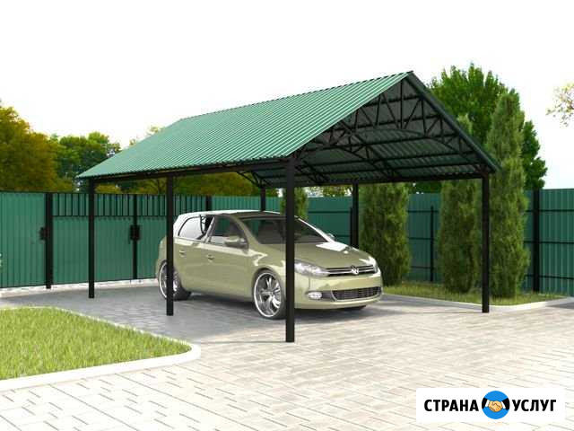 Навес для авто, под ключ Звенигород - изображение 1